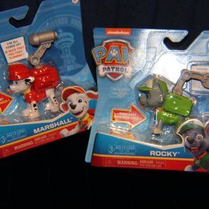 NWT**BUNDLE**Paw Patrol toys-Marshall and Rocky